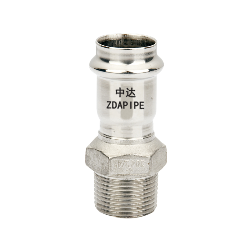 雙卡壓管件外螺紋轉(zhuǎn)換接頭